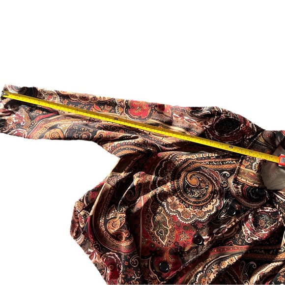 Kim Rogers Signature Petite 70’s Style Collared Button up Shirt Size XLP - Picture 11 of 12